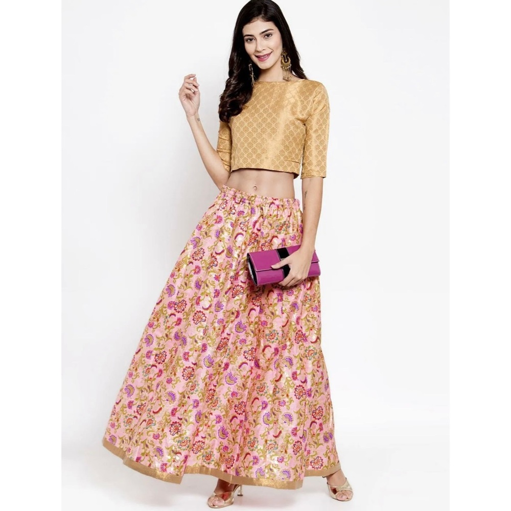 Lehenga Skirt in pink